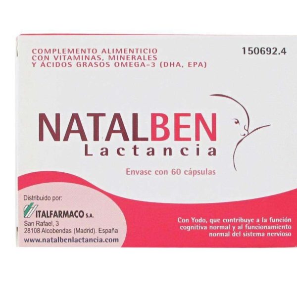 NATALBEN LACTANCIA 60 CAPSULAS
